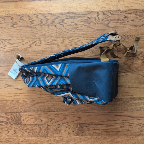 NWT FARM Rio Adidas Collaboration Backpack Abstract Geometric Print Colorful Bag